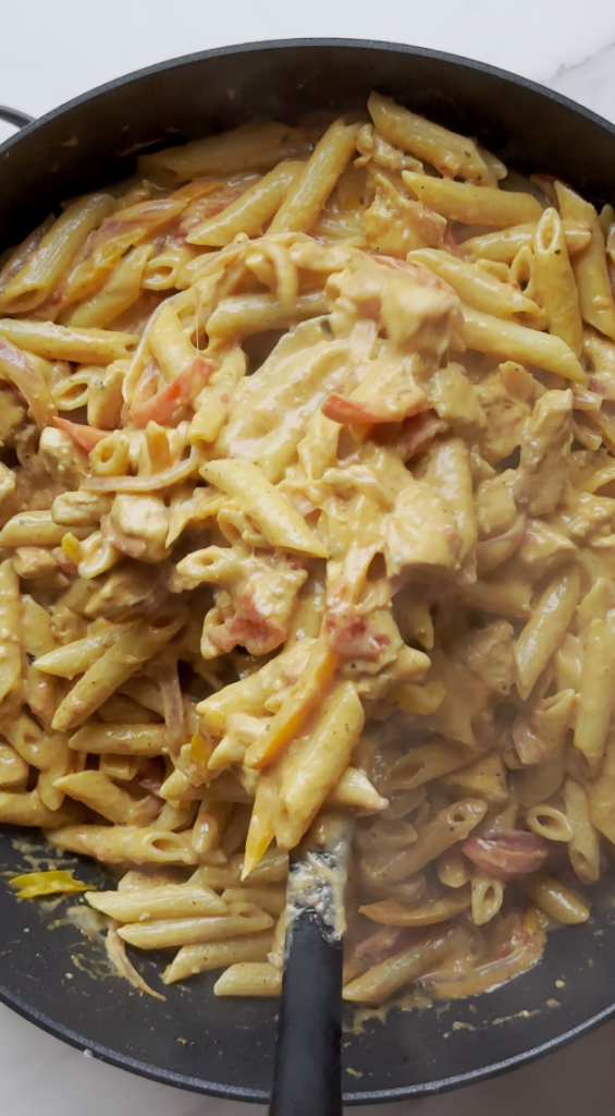 chicken fajita pasta